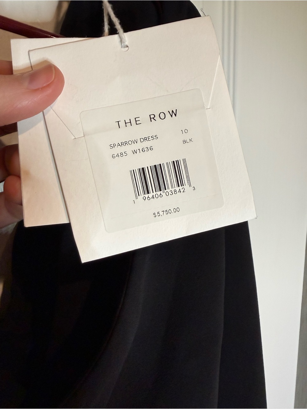 The Row NEW Rare Sparrow Silk One-Shoulder Black Draped Maxi Dress Size 10 - Picture 10 of 15